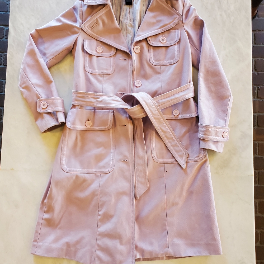 Marc Jacob's lavender trench coat. Size Small